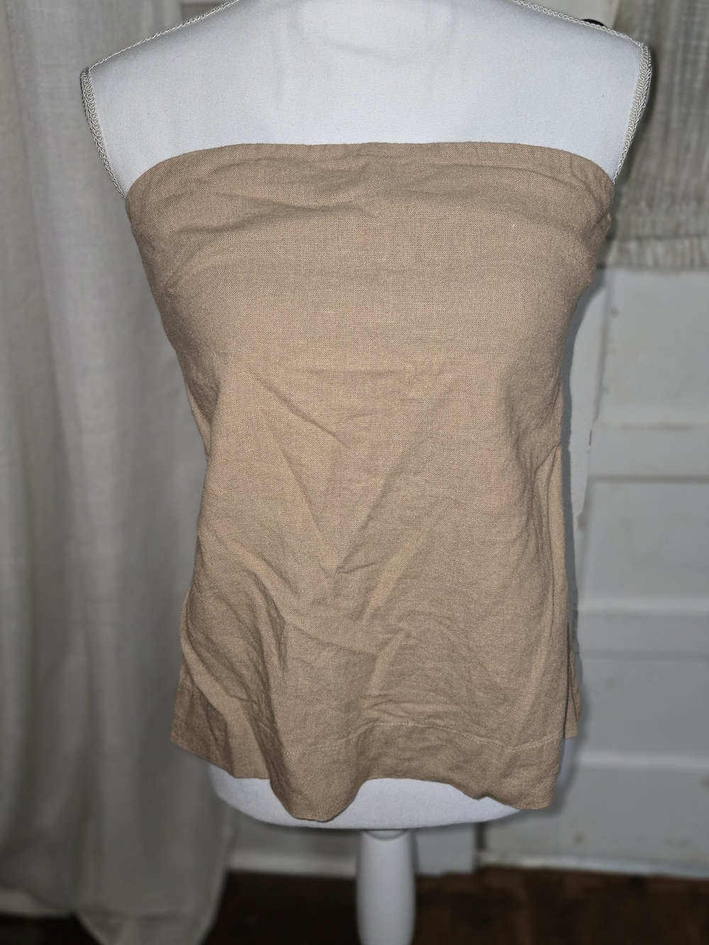 Free People Beige Strapless Tube Camisole